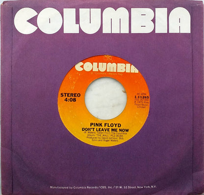 Pink Floyd : Run Like Hell (7", Single, San)