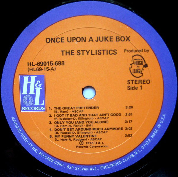 The Stylistics : Once Upon A Juke Box (LP, Album)
