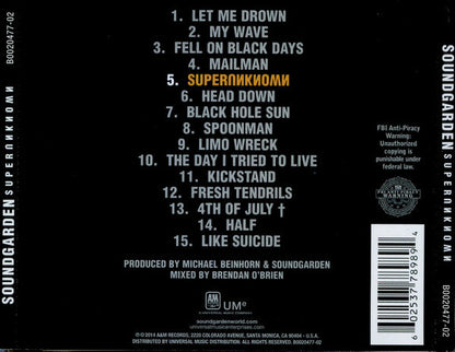 Soundgarden : Superunknown (CD, Album, RE, RM, Son)