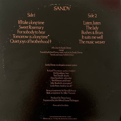 Sandy Denny : Sandy (LP, Album, Ter)