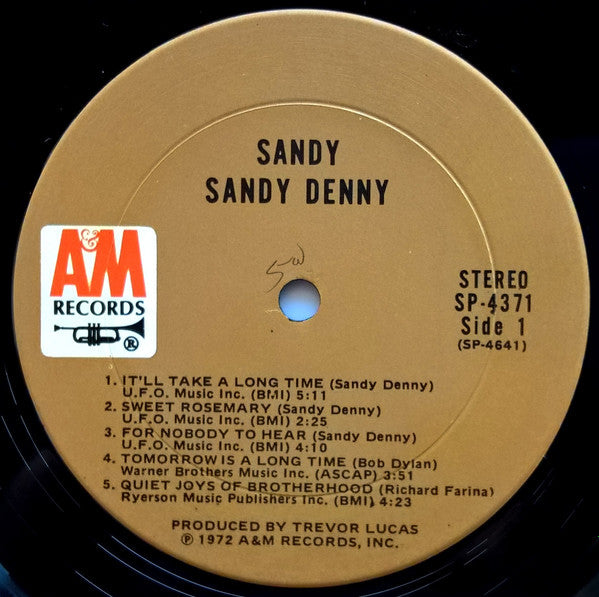 Sandy Denny : Sandy (LP, Album, Ter)