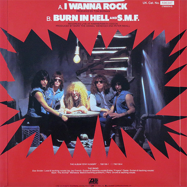 Twisted Sister : I Wanna Rock (12", Single)