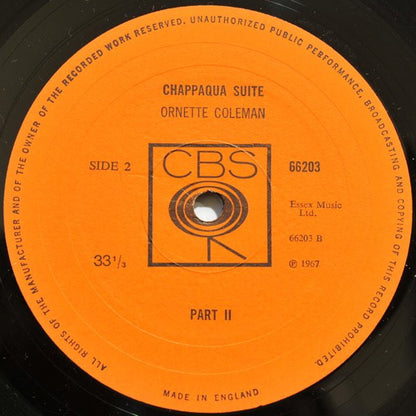 Ornette Coleman : Chappaqua Suite (2xLP, Album, Gat)