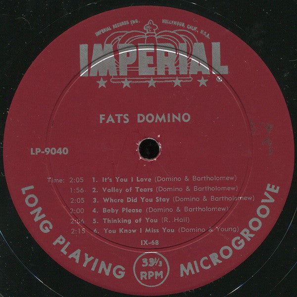 Fats Domino : This Is Fats (LP, Album, Mono)