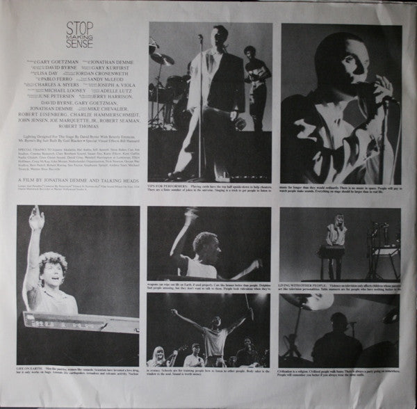 Talking Heads : Stop Making Sense (LP, Album, Club, Col)