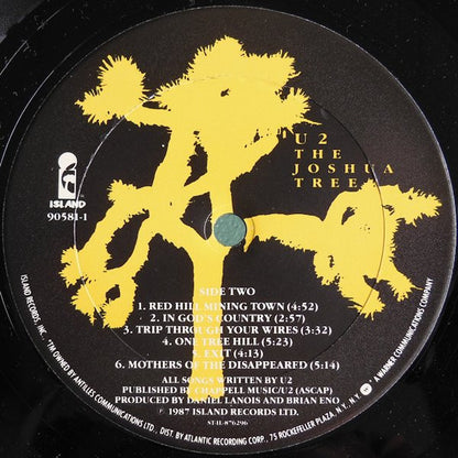 U2 : The Joshua Tree (LP, Album, Club, Col)