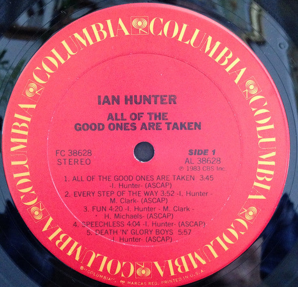 Ian Hunter : All Of The Good Ones Are Taken (LP, Album, Pit)