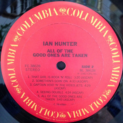Ian Hunter : All Of The Good Ones Are Taken (LP, Album, Pit)