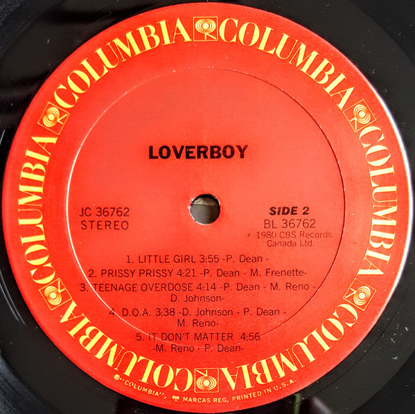 Loverboy : Loverboy (LP, Album, Ter)