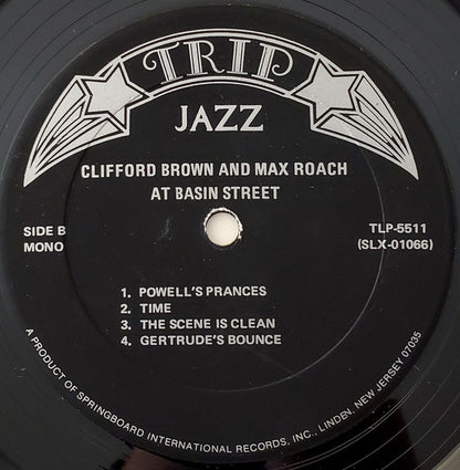 Clifford Brown And Max Roach : At Basin Street (LP, Album, Mono, RE)