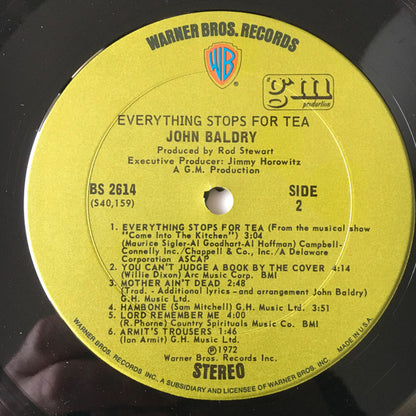 John Baldry* : Everything Stops For Tea (LP, Gat)