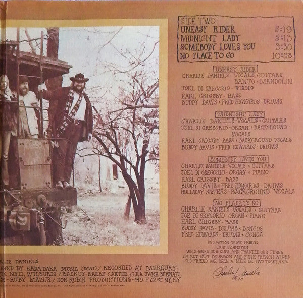 Charlie Daniels : Honey In The Rock (LP, Album, PRC)