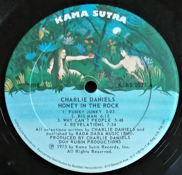 Charlie Daniels : Honey In The Rock (LP, Album, PRC)