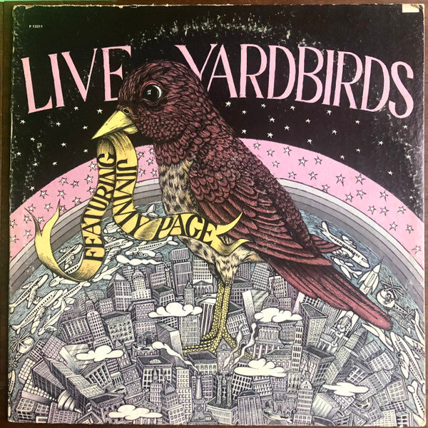 Yardbirds* Featuring Jimmy Page : Live Yardbirds!  (LP, Album, RE, Pit)