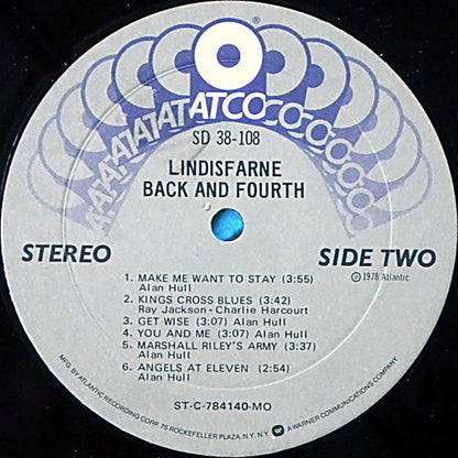 Lindisfarne : Back And Fourth (LP, Album, Mon)