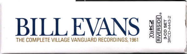 Bill Evans : The Complete Village Vanguard Recordings, 1961 (3xCD, Comp, RM, RP + Box, RE)