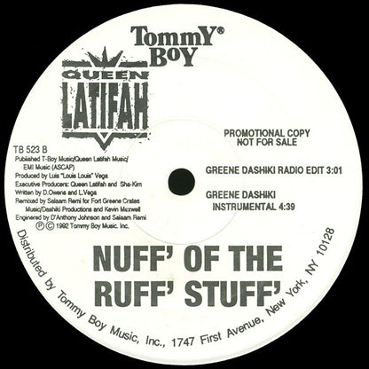 Queen Latifah : Nuff' Of The Ruff' Stuff' (12", Promo)