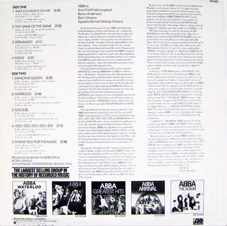 ABBA : ABBA (LP, Comp, Promo, Smplr)