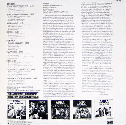 ABBA : ABBA (LP, Comp, Promo, Smplr)