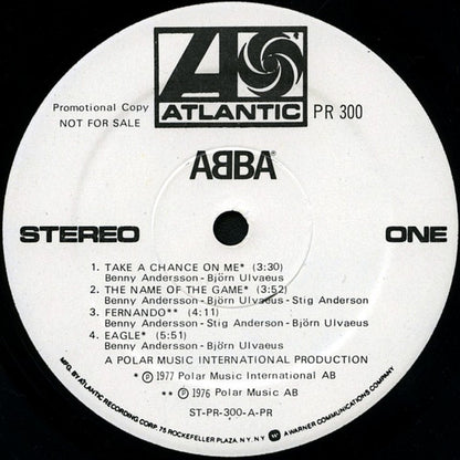 ABBA : ABBA (LP, Comp, Promo, Smplr)