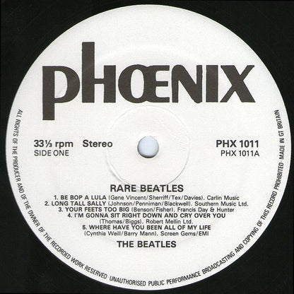 The Beatles : Rare Beatles (LP, Comp)