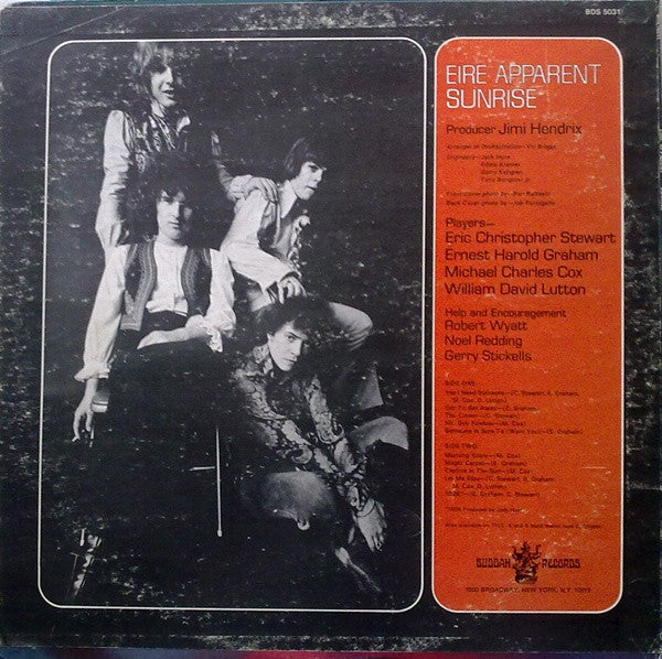 Eire Apparent : Sunrise (LP, Album)