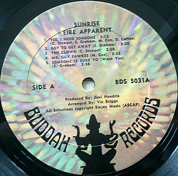 Eire Apparent : Sunrise (LP, Album)