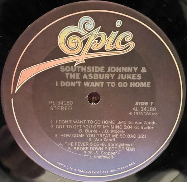 Southside Johnny & The Asbury Jukes : I Don't Want To Go Home (LP, Album, RP, Ter)