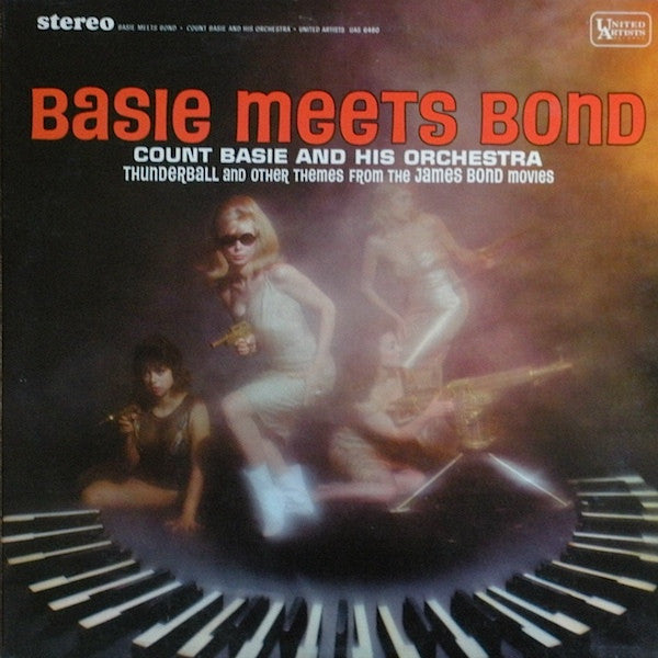 Count Basie And His Orchestra* : Basie Meets Bond (LP, Album, Pit)
