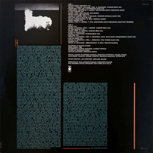 Helen Merrill, Gordon Beck, Stephane Grappelli*, Steve Lacy : Music Makers (LP, Album)