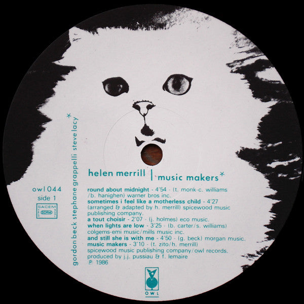 Helen Merrill, Gordon Beck, Stephane Grappelli*, Steve Lacy : Music Makers (LP, Album)