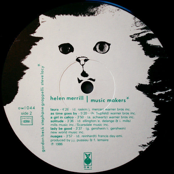 Helen Merrill, Gordon Beck, Stephane Grappelli*, Steve Lacy : Music Makers (LP, Album)