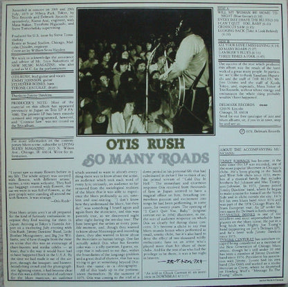 Otis Rush : So Many Roads (Live In Concert) (LP, Album, RE)
