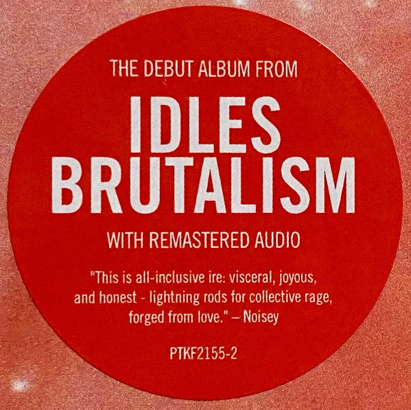 Idles : Brutalism (CD, Album, RE, RM, Dig)