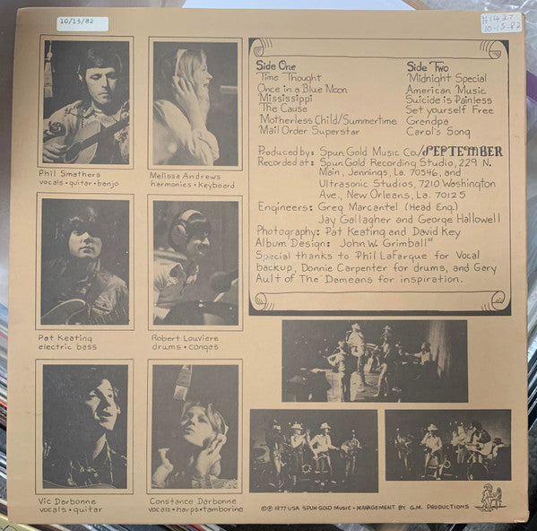 September 1st : September 1st (LP)