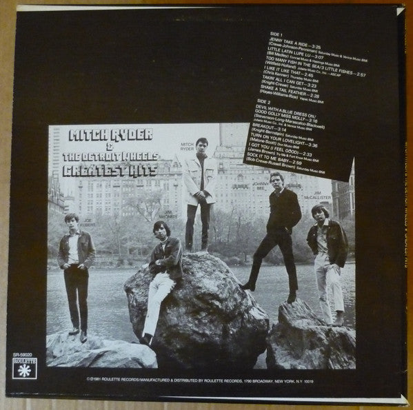 Mitch Ryder & The Detroit Wheels : Greatest Hits (LP, Comp)