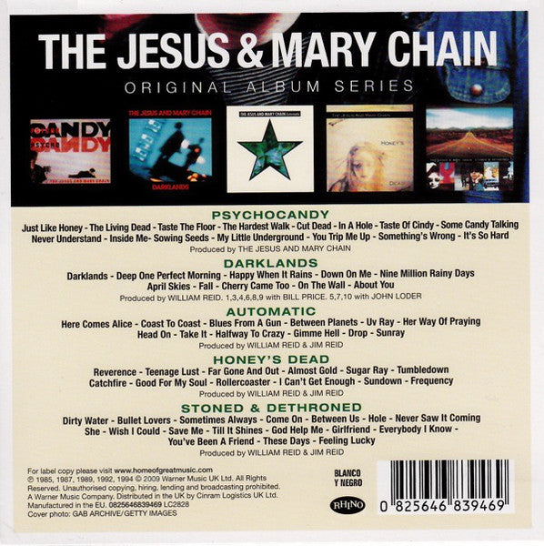 The Jesus & Mary Chain* : Original Album Series (CD, Album, RE + CD, Album, RE + CD, Album, RE + CD)