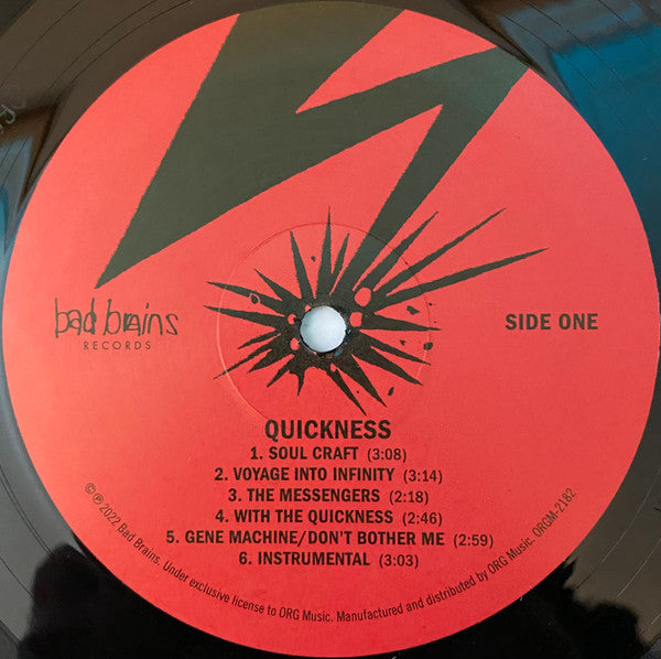 Bad Brains : Quickness (LP, Album, RE, RM)
