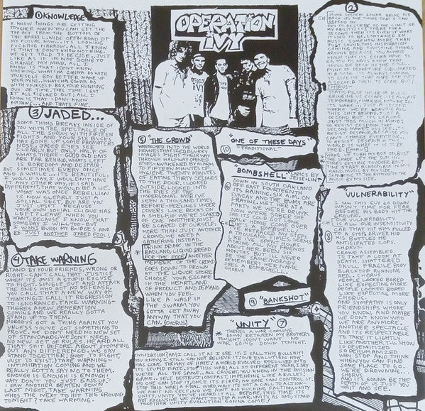 Operation Ivy : Energy (LP, Album, RE)