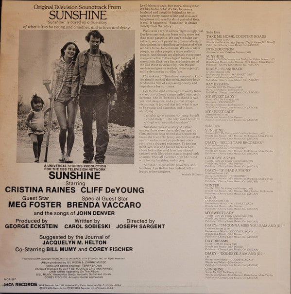 Various : Sunshine (LP, Album)