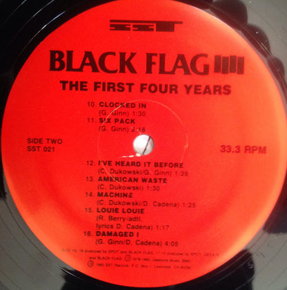 Black Flag : The First Four Years (LP, Comp, RP)