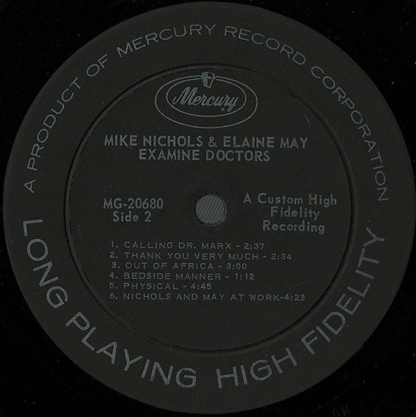 Mike Nichols & Elaine May : Examine Doctors (LP, Album, Mono)