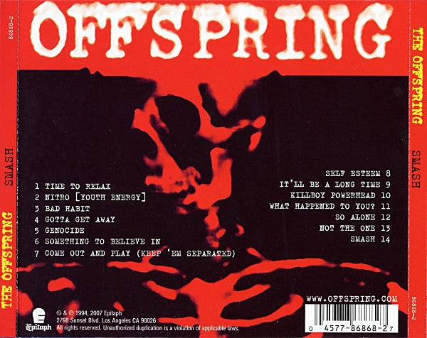 Offspring* : Smash (CD, Album, RE, RM, MCO)