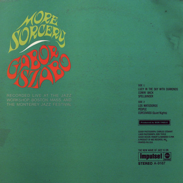 Gabor Szabo : More Sorcery (LP, Album, Gat)