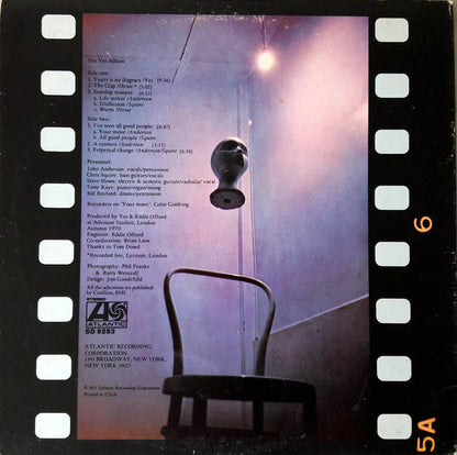 Yes : The Yes Album (LP, Album, RE, Gat)