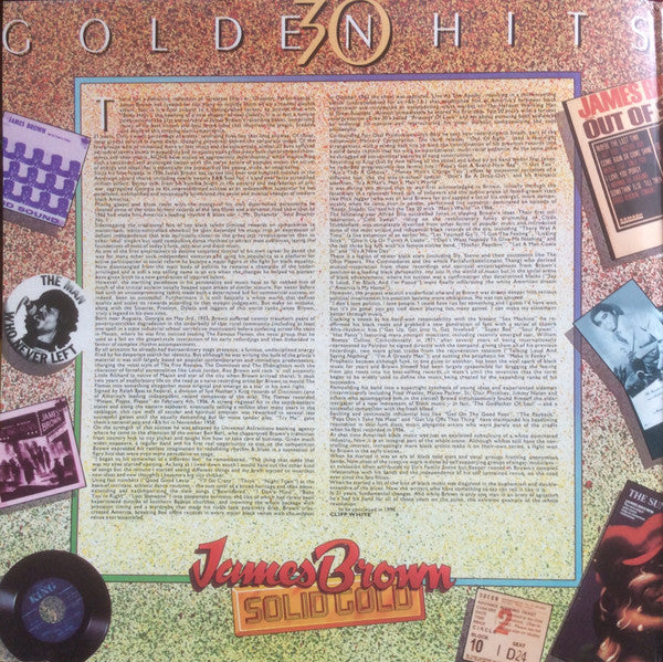 James Brown : Solid Gold (30 Golden Hits - 21 Golden Years) (2xLP, Comp, Mono, RE, RM, 53 )