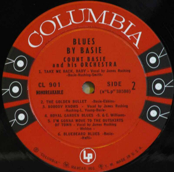 Count Basie And His Orchestra* : Blues By Basie (LP, Comp, Mono)