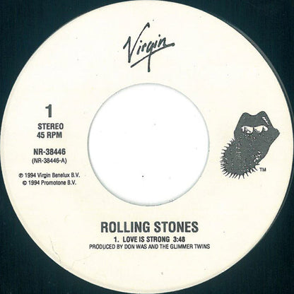 Rolling Stones* : Love Is Strong (7", Single, Spe)