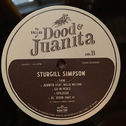 Sturgill Simpson : The Ballad of Dood & Juanita (LP, Album)
