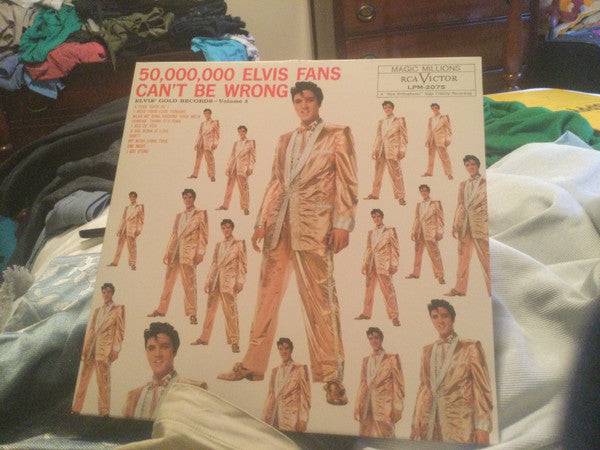 Elvis Presley : 50,000,000 Elvis Fans Can't Be Wrong (Elvis' Gold Records, Vol. 2) (LP, Comp, Mono, RE)